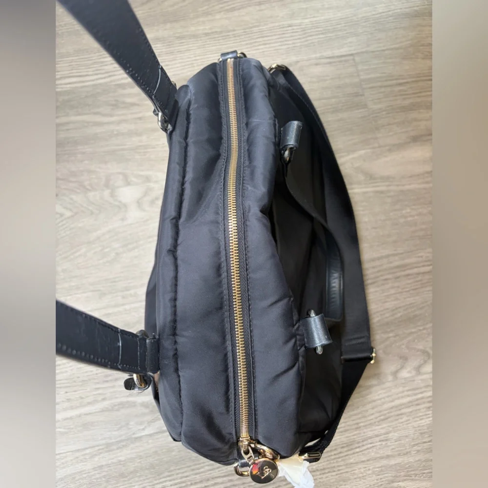 Lo & Sons Black O.G. Laptop Tote Nylon Travel Tote - Picture 9 of 16